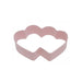 Double Heart Cookie Cutter Poly Resin 3 3/4 Inch - NY Cake | Cake Decorating & Baking Supplies