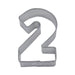 Number 2 Cookie Cutter 3 Inch - NY Cake | Cake Decorating & Baking Supplies