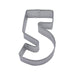 Number 5 Cookie Cutter 3 Inch - NY Cake | Cake Decorating & Baking Supplies