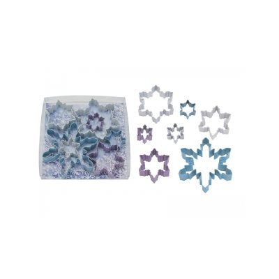 Snowflake Cookie Cutter Set Poly Resin 7 Pcs. - NY Cake | Cake Decorating & Baking Supplies