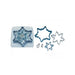 Snowflake Cookie Cutter Set Poly Resin 5 Pcs. - NY Cake | Cake Decorating & Baking Supplies