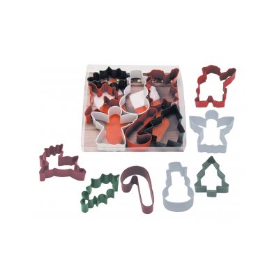 Christmas Holly Cookie Cutter Set Poly Resin 7 Pcs - NY Cake | Cake Decorating & Baking Supplies