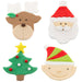 Cutie Cupcake Christmas Cookie Cutter Set 4 Pcs. - NY Cake | Cake Decorating & Baking Supplies