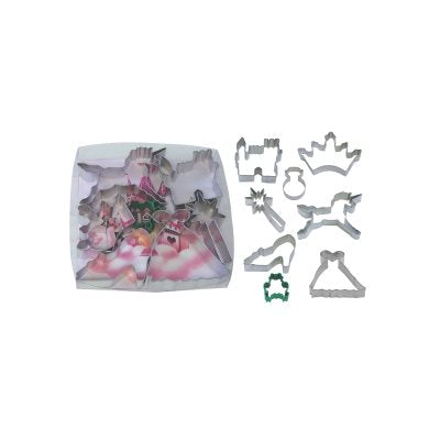 Princess Cookie Cutter Set 8 Pcs. - NY Cake | Cake Decorating & Baking Supplies