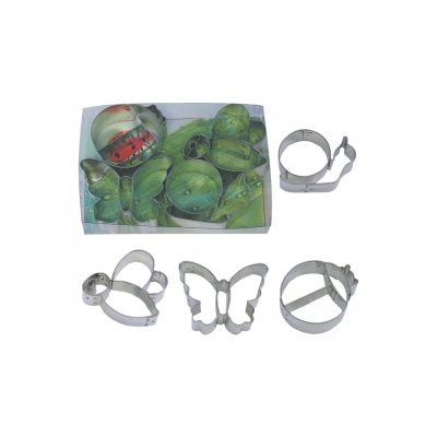 Garden Friends Cookie Cutter Set Poly Resin 4 Pcs. - NY Cake | Cake Decorating & Baking Supplies