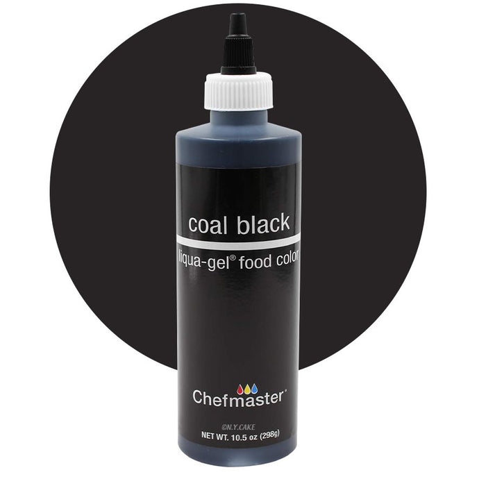 Coal Black Liqua-Gel Color -10.5 ounce By Chefmaster - NY Cake | Cake Decorating & Baking Supplies