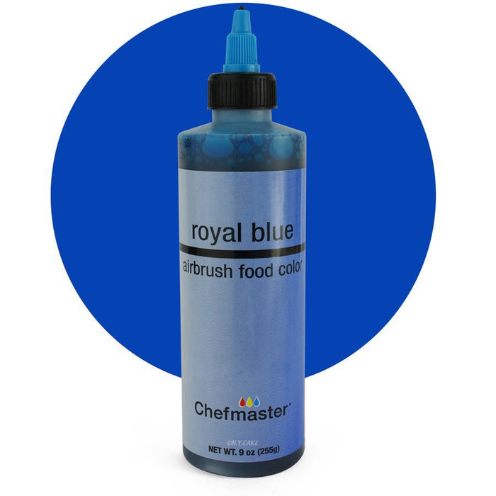 Royal Blue Airbrush Color 9 Ounce By Chefmaster - NY Cake | Cake Decorating & Baking Supplies