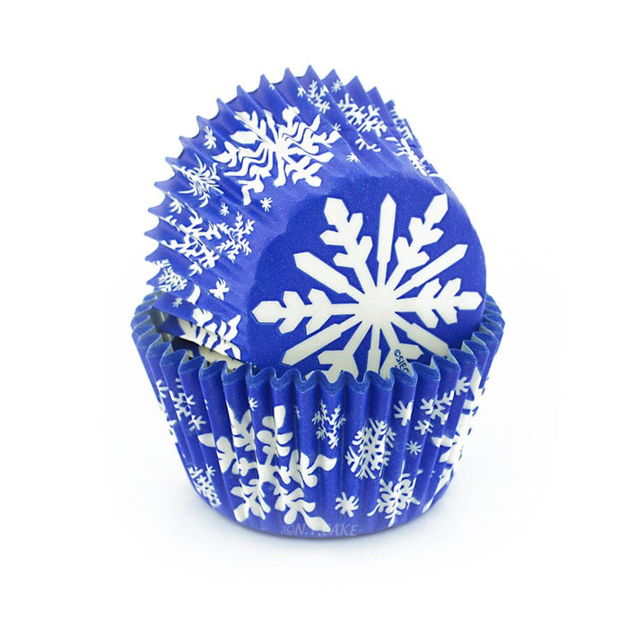 Snowflake Standard Cupcake Baking Cup Liner -Pack of 32 - NY Cake | Cake Decorating & Baking Supplies