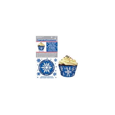 Snowflake Standard Cupcake Baking Cup Liner -Pack of 500 - NY Cake | Cake Decorating & Baking Supplies