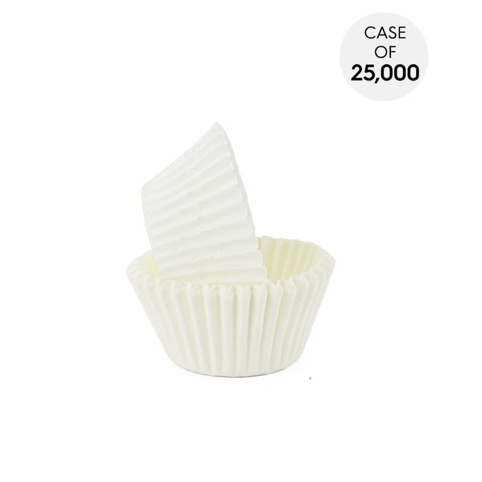 White Glassine Candy Cups - Case of 25,000 - NY Cake | Cake Decorating & Baking Supplies