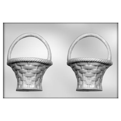 3D Basket Chocolate Candy Mold 7 1/2 Inch - NY Cake | Cake Decorating & Baking Supplies