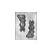 3D Bunny Rabbit Chocolate Candy Mold 6 Inch - NY Cake | Cake Decorating & Baking Supplies