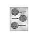 Snowflake Lollipop Chocolate Candy Mold 3 Inch - NY Cake | Cake Decorating & Baking Supplies