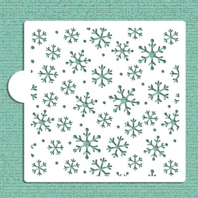 Snowflakes Cookie Stencil - NY Cake | Cake Decorating & Baking Supplies