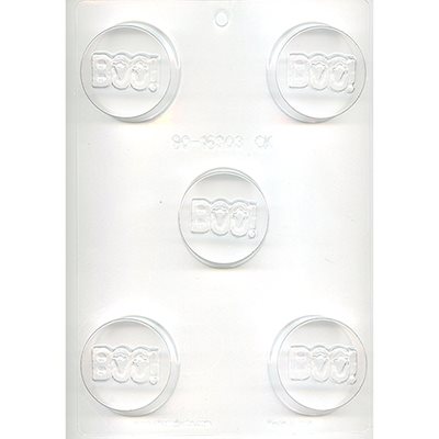 Boo Cookie Chocolate Mold 2 Inch - NY Cake | Cake Decorating & Baking Supplies