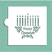 Menorah Cookie Stencil - NY Cake | Cake Decorating & Baking Supplies