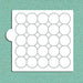 Dotted Circles Cookie Stencil - NY Cake | Cake Decorating & Baking Supplies