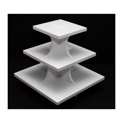 Square 3 Tier Cupcake Stand - NY Cake | Cake Decorating & Baking Supplies