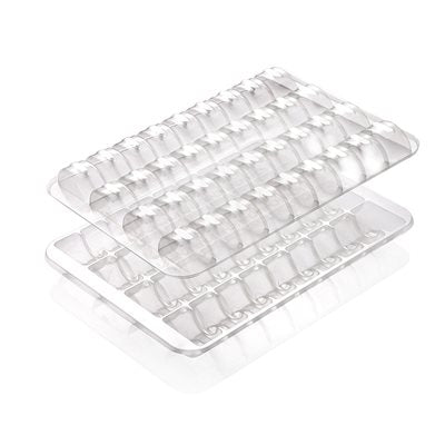 Clear Macaron Container - Holds 36 Macarons (Set of 2) - NY Cake | Cake Decorating & Baking Supplies