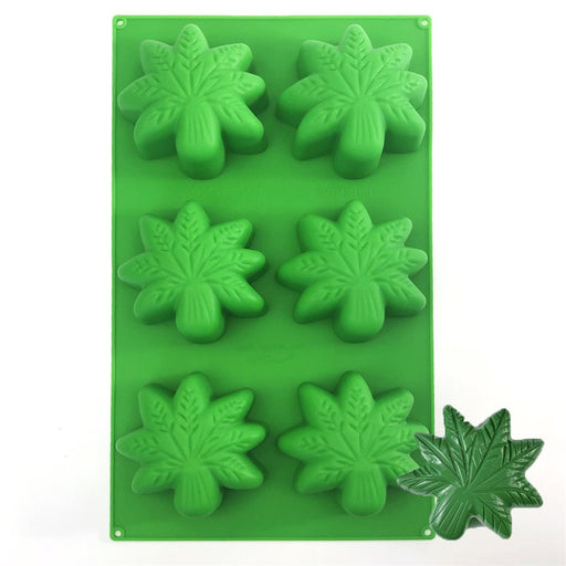 Marijuana Cannabis Leaf Silicone Baking Mold BY NY CAKE - NY Cake | Cake Decorating & Baking Supplies