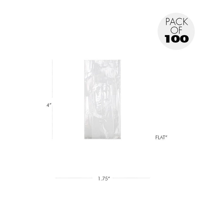 1.75 x 4 cellophane treat bags