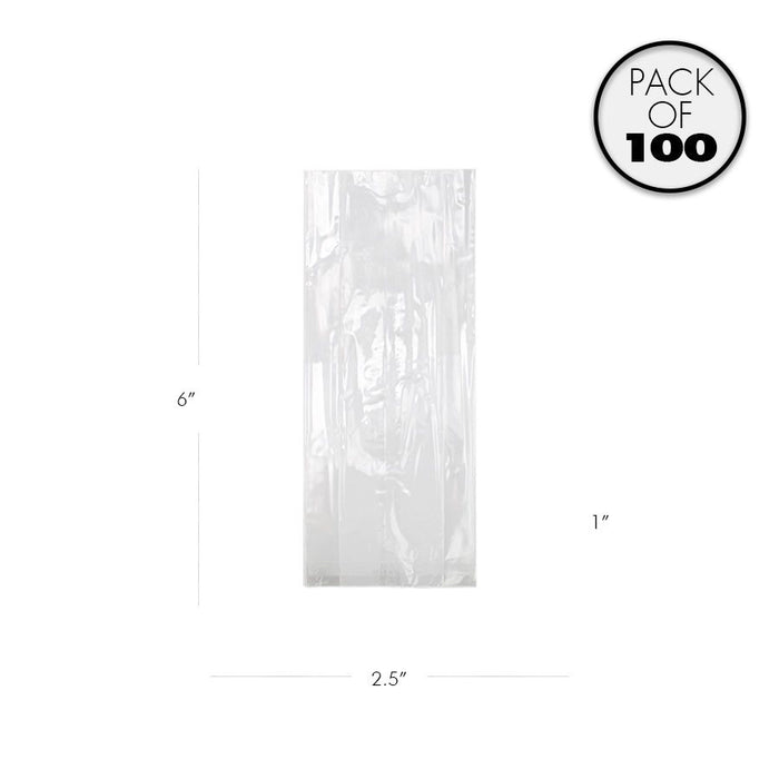 2.5 x 6 cellophane treat bags