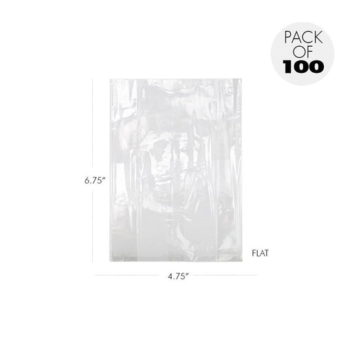 clear cellophane cookie bags 6.75x4.75 inch