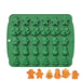 NY Cake Christmas JellyFlex silicone mold with 30 holiday cavities for gummies, jelly, chocolates, candy and festive treats