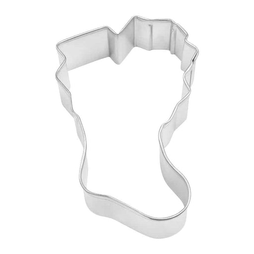 Christmas stocking cookie cutter 3 3/4 inch tinplated steel