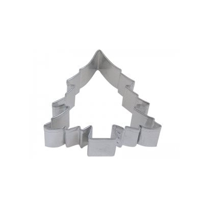 Christmas tree cookie cutter 3 1/2 inch tinplated steel holiday baking
