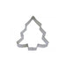 Christmas tree cookie cutter 5 inch tinplated steel for holiday baking