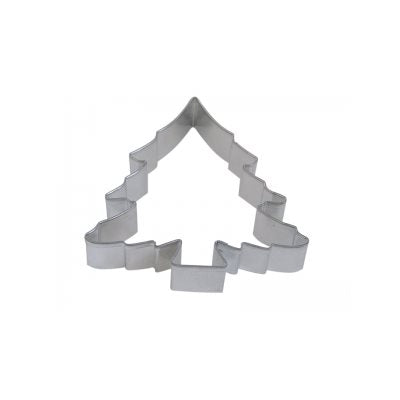 Christmas tree cookie cutter 5 inch tinplated steel for holiday baking