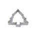Christmas tree cookie cutter 5 inch tinplated steel for holiday baking