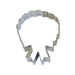 Christmas wreath cookie cutter 4 inch tinplated steel with bow