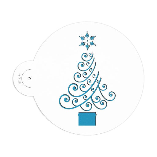 NY Cake Classy Christmas Tree 4.5 inch decorating stencil