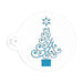 NY Cake Classy Christmas Tree 4.5 inch decorating stencil