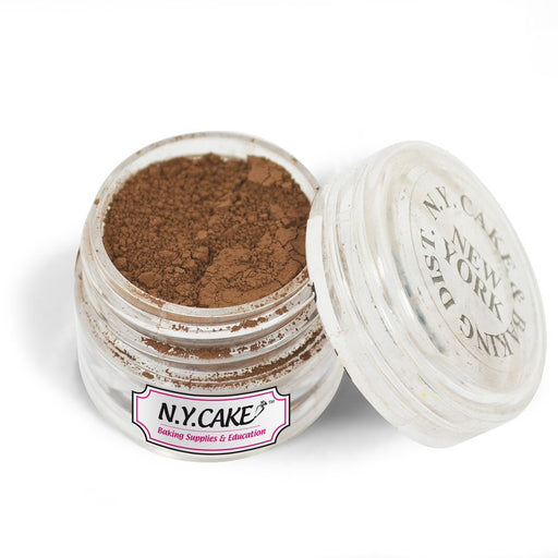 Cocoa Petal Dust 4 g container for decorating gum paste flowers, fondant decorations and cake designs
