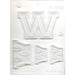 Letter W chocolate candy mold with multiple alphabet letter sizes for personalized chocolates and cake decorating
