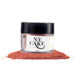 NY Cake Coral 100% Edible Highlighter Dust jar with shimmering coral-pink metallic powder for decorating cakes, cookies, chocolates, and fondant.