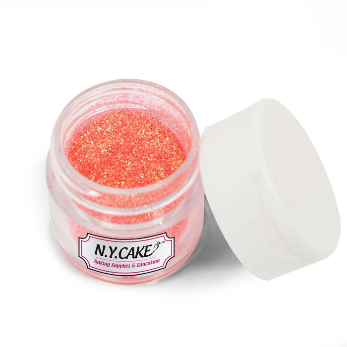 Neon Miami Orange Disco 5 Grams - NY Cake | Cake Decorating & Baking Supplies