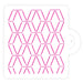 NY Cake Diamond Block cake stencil 11 3/4 x 9 3/4 inch geometric pattern