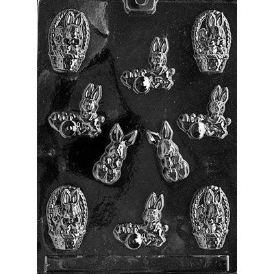 Easter Assortment with Cart Chocolate Candy Mold - NY Cake | Cake Decorating & Baking Supplies