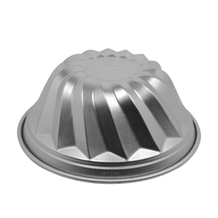 Aluminum Swirl Cake Pan 8 Inches x 4 Inches Deep - NY Cake | Cake Decorating & Baking Supplies