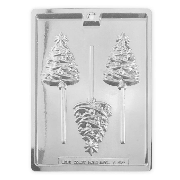 Decorated Trees Chocolate Candy Mold - NY Cake | Cake Decorating & Baking Supplies