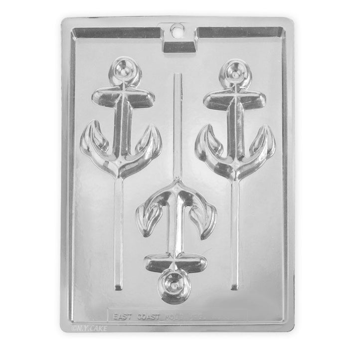 Anchor Lollipop Chocolate Candy Mold - NY Cake | Cake Decorating & Baking Supplies