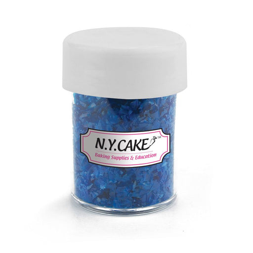 Edible Glitter Blue 1/4 Ounce - NY Cake | Cake Decorating & Baking Supplies