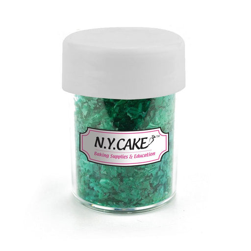 Edible Glitter Emerald 1/4 Ounce - NY Cake | Cake Decorating & Baking Supplies