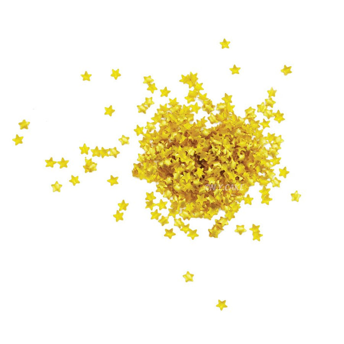 Edible Glitter Gold Stars - 4.5 Grams - NY Cake | Cake Decorating & Baking Supplies