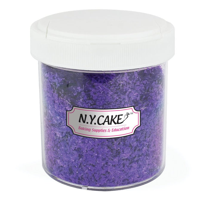 Edible Glitter Lavender 4 Ounces - NY Cake | Cake Decorating & Baking Supplies