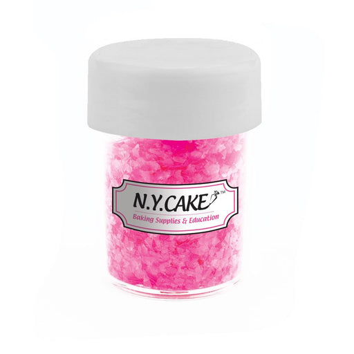 Pink Edible Glitter 1/4 Ounce - NY Cake | Cake Decorating & Baking Supplies